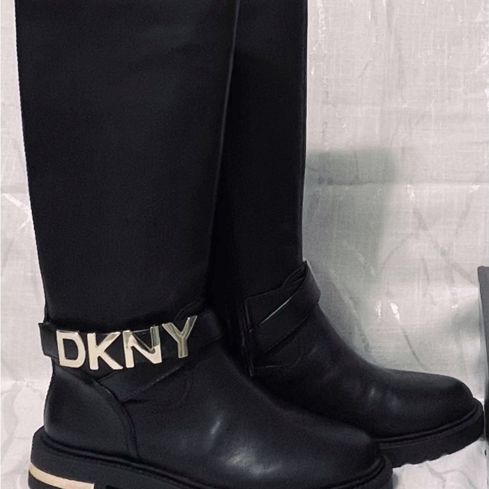 DKNY Delanie Knee High Leather Boot